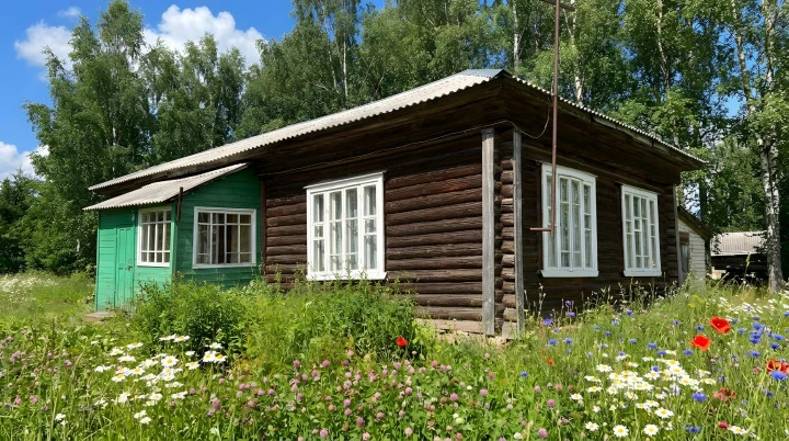 Нежилое здание, 1-этажное, площадь 106 кв.м, земельный участок, площадь 500 кв.м:  Ярославская область, р-н Переславский, с. Дмитриевское, ул. Школьная, д. 13